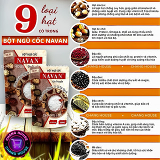 NGŨ CỐC NAVAN CHÍNH HÃNG 9 LOẠI HẠT DATE MỚI