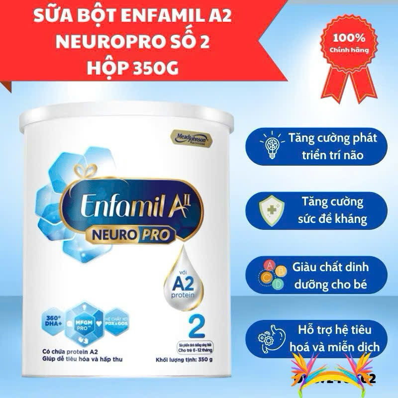 Sữa Bột Enfamil A2 Neuropro 2 – 350g