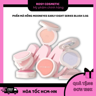   MOON EYES  Phấn Má Hồng MOONEYES Đám Mây Đơn Sắc Early Eight Series Blush 3.5g Makeup Comestic 