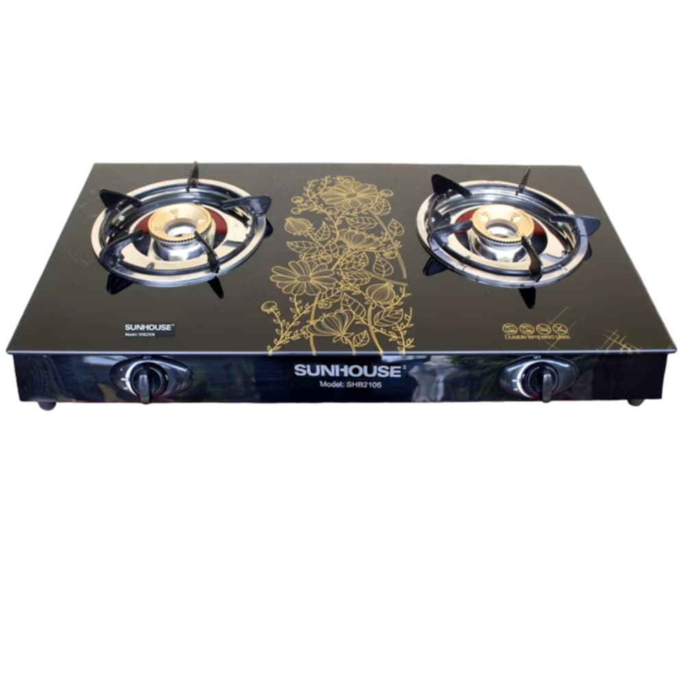 Bếp gas đôi dương kính Sunhouse SHB 2106
