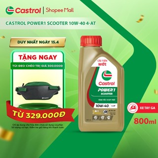 Dầu nhớt xe tay ga Castrol POWER1 SCOOTER 10W-40 4-AT (0.8L)