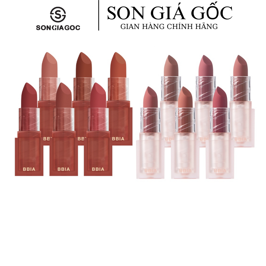 Son Thỏi Lì Bbia Last Powder Lipstick (đầy đủ  mã màu)