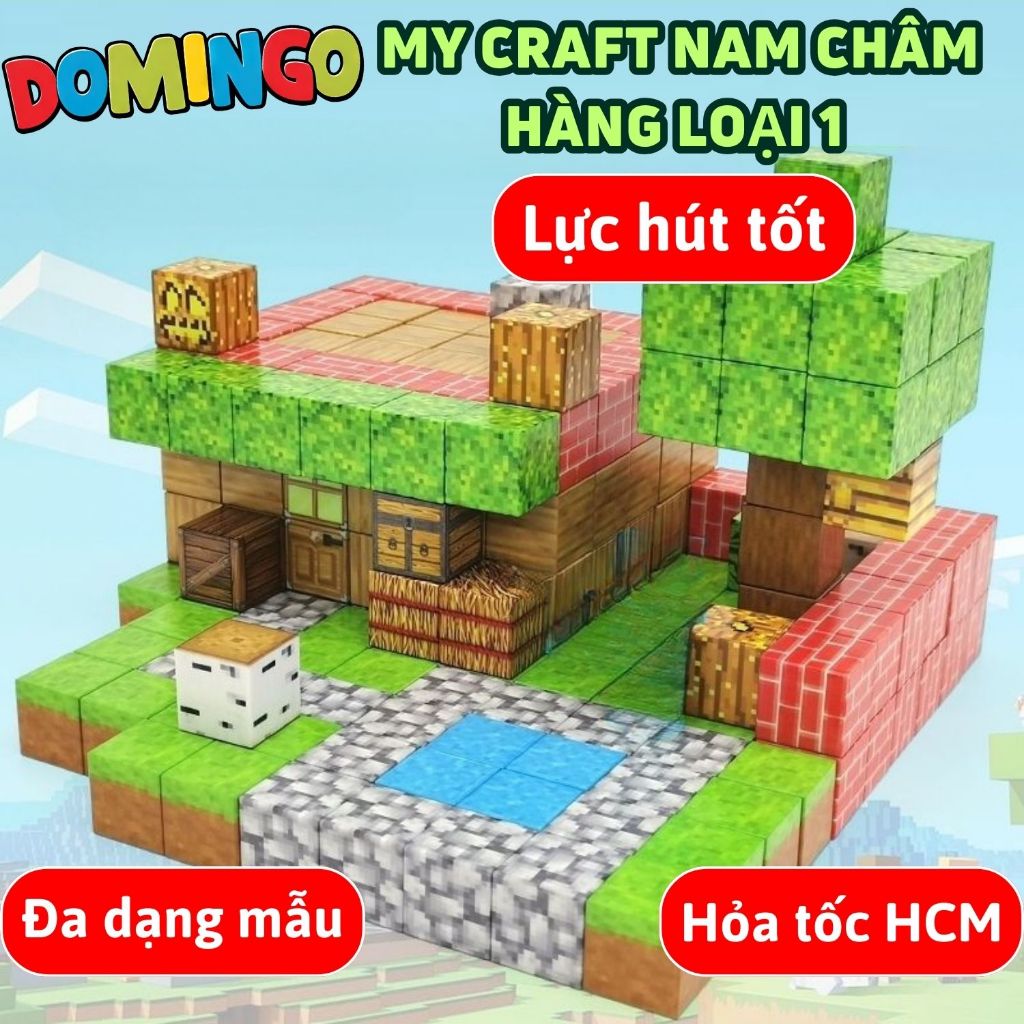 My Craft Nam Châm Từ Tính 6 Mặt [Hàng Xịn], Sáng Tạo Tư Duy Cho Bé, Đồ Chơi Lắp Ráp Từ Tính, DOMINGO