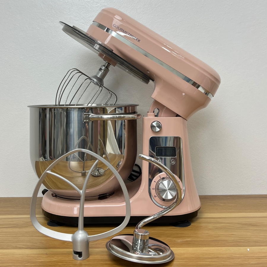 (Bản 2025- thương hiệu Đức) Máy trộn bột Gourmetmaxx 6.5L - động cơ DC tiết kiệm điện, siêu êm ái không ồn