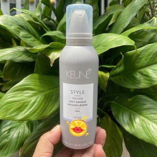 Mousse tạo kiểu tóc, giữ mềm nếp tóc Keune STYLE SOFT MOUSSE 200ml *NEW*