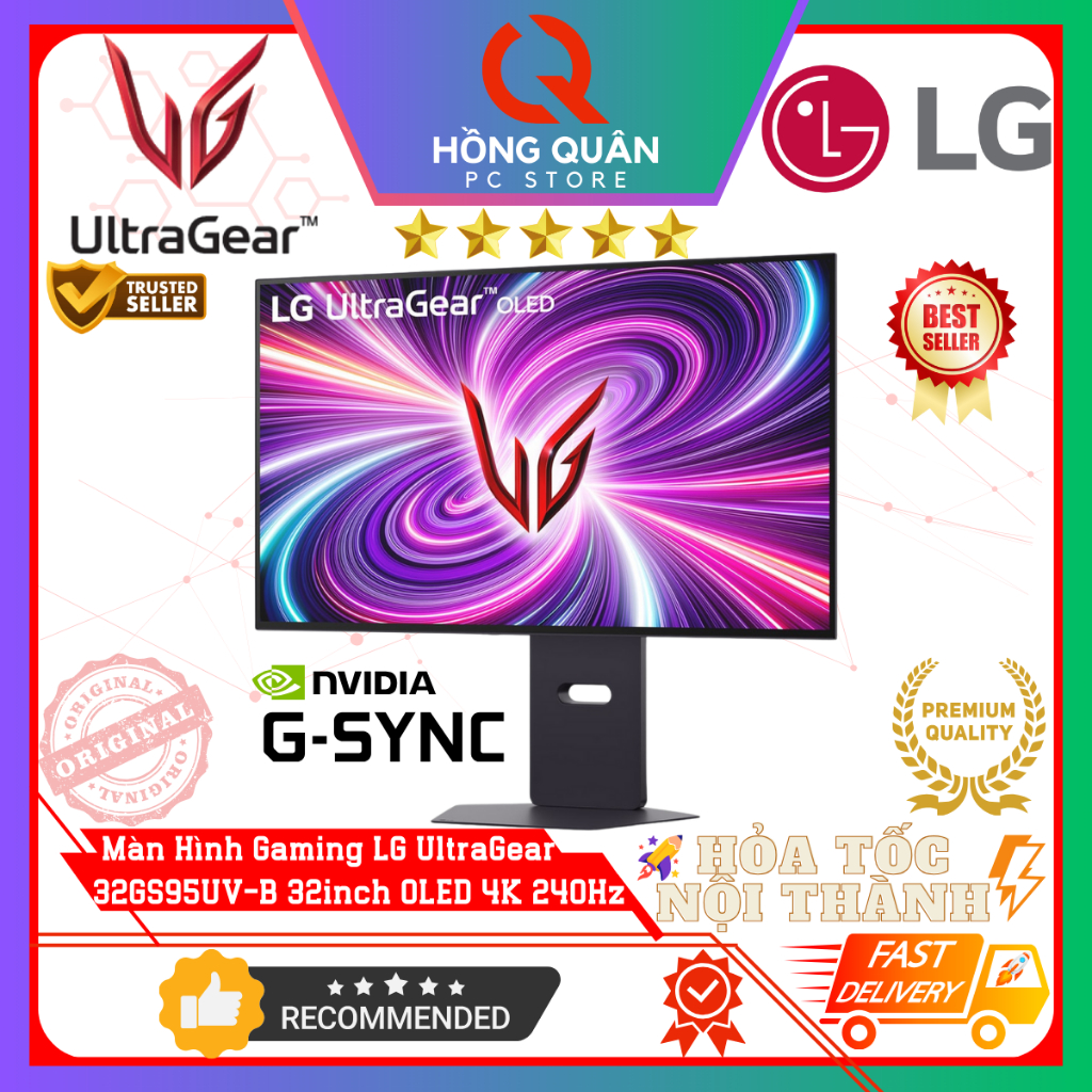 Màn Hình Gaming LG UltraGear 32GS95UV-B (32inch - OLED - 4K - 240Hz - 0.03ms) Dual Mode 480Hz New | BigBuy360 - bigbuy360.vn