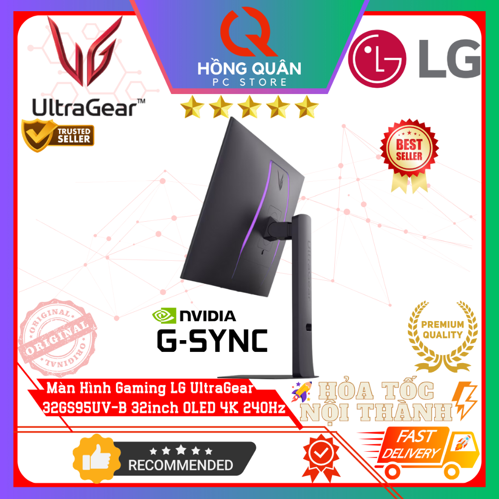 Màn Hình Gaming LG UltraGear 32GS95UV-B (32inch - OLED - 4K - 240Hz - 0.03ms) Dual Mode 480Hz New | BigBuy360 - bigbuy360.vn