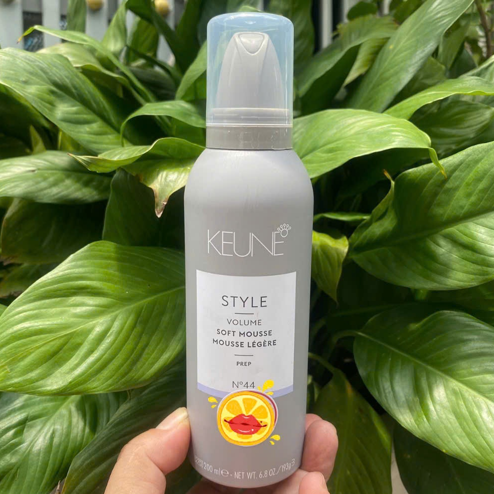 Mousse tạo kiểu tóc, giữ mềm nếp tóc Keune STYLE SOFT MOUSSE 200ml *NEW*