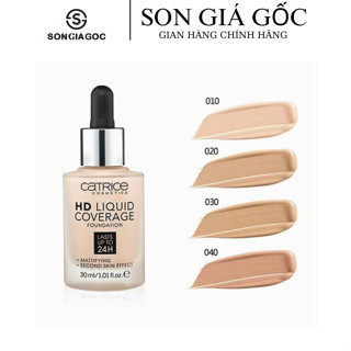 Kem nền Catrice trang điểm, Kem nền Catrice HD Liquid Coverage Foundation
