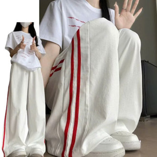 Quần Kaki 3 sọc THỂ THAO, Quần Ống Rộng đứng form nam nữ