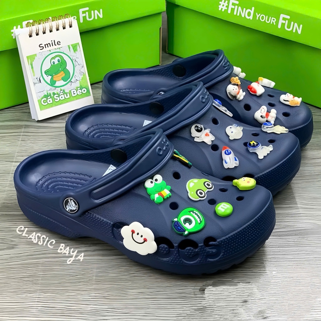 Dép Sục Classic Baya 3P Nam Nữ Thoáng Nhẹ Siêu Bền Tặng 8 Sticker Ngẫu Nhiên,Dép Baya Đúc"Hot" | BigBuy360 - bigbuy360.vn