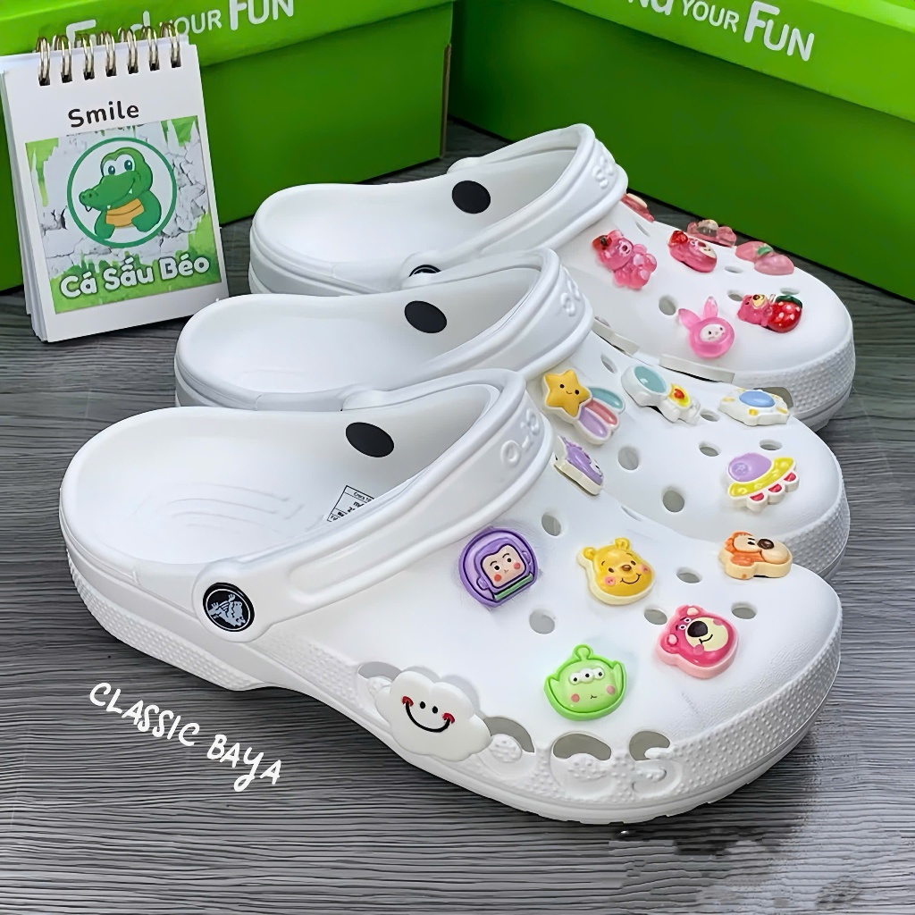 Dép Sục Classic Baya 3P Nam Nữ Thoáng Nhẹ Siêu Bền Tặng 8 Sticker Ngẫu Nhiên,Dép Baya Đúc"Hot" | BigBuy360 - bigbuy360.vn