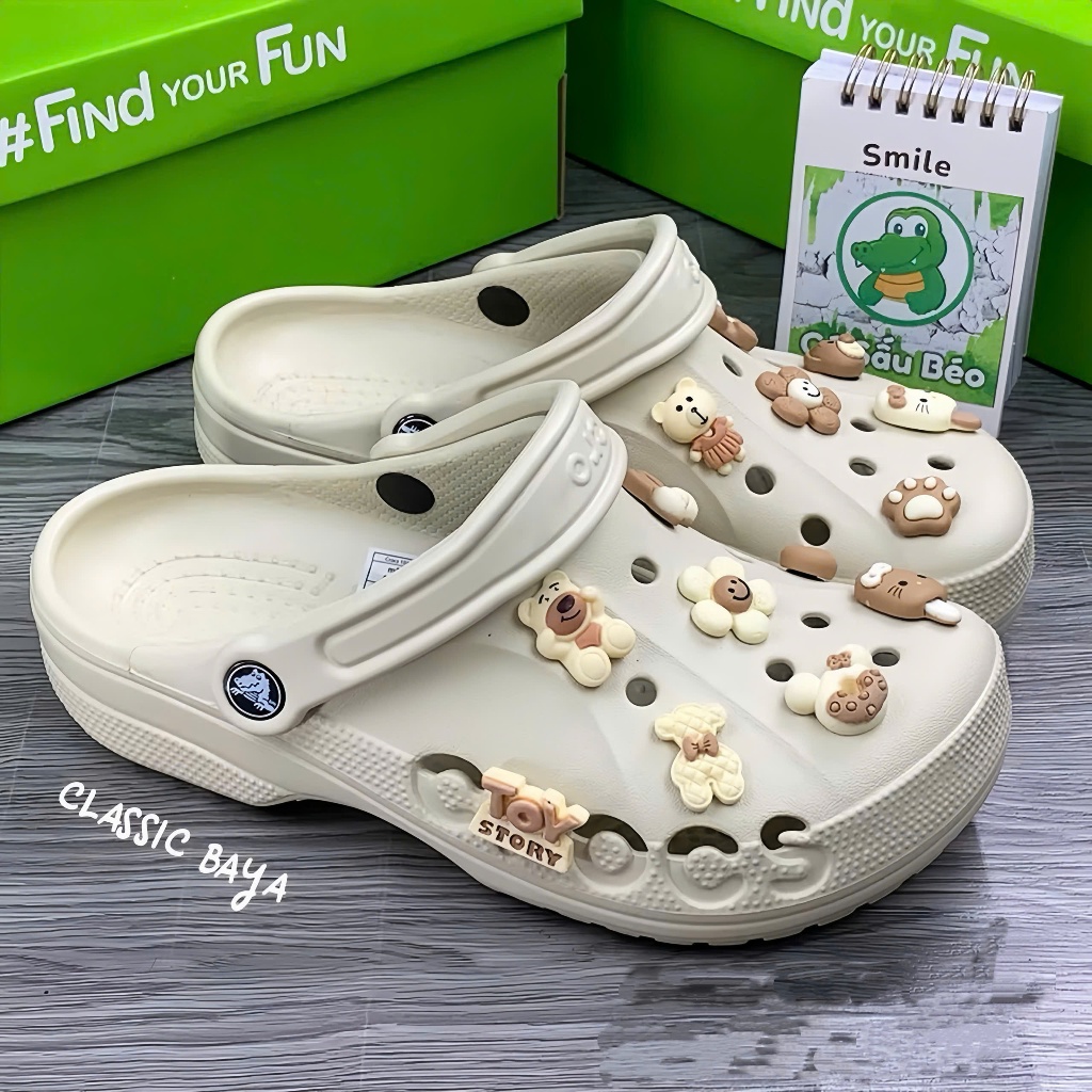 Dép Sục Classic Baya 3P Nam Nữ Thoáng Nhẹ Siêu Bền Tặng 8 Sticker Ngẫu Nhiên,Dép Baya Đúc"Hot" | BigBuy360 - bigbuy360.vn