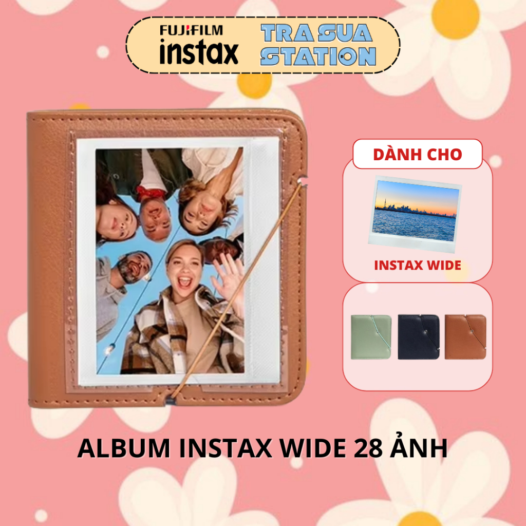 Album instax Wide (28 Tấm) - Album Memories Đựng Ảnh Phù Hợp Cho Cỡ Film Instax Wide/ Polaroid