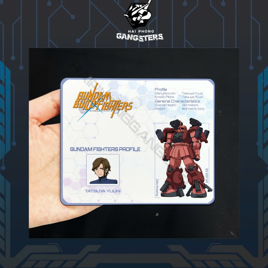 [Nhắn shop trước]FT2 - MS-06R-AB Zaku Amazing (Series Gundam Build Fighter) Base mica cho gundam  HG