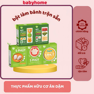 Bột Làm Bánh Mammy Trộn Sẵn 5 Phút – Cho Bé Ăn Dặm Từ 7 Tháng – Nhiều Vị Rau Củ, Phô Mai – Bổ Sung Canxi DHA