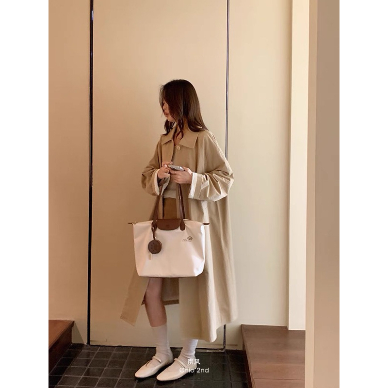 (Sẵn-hoả tốc) Túi tote chio2nd vải dù kèm charm ví phong cách thanh lịch hàn quốc | BigBuy360 - bigbuy360.vn