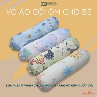 Vỏ Áo Gối Ôm Cho Bé KimHome Nhiều Mẫu Mã Sử Dụng Cho Ruột Gối Ôm Có Chiều Dài 50cm, 60cm, 80cm