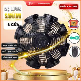 Lồng Rọ Bẫy Lươn, Tôm, Cá 8 Cửa Nhựa PP Thái Lan  Bẫy Tôm, Cua, Cá, Lươn, Trạch LU07