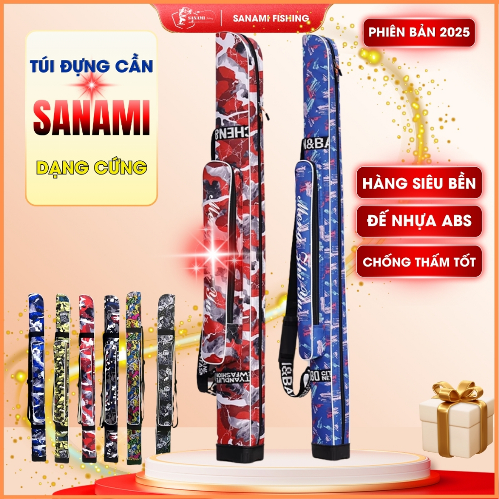  Bao Đựng Cần Dạng Cứng 1m25 Siêu Bền Túi Đựng Cần Câu Đài 1m25 TDC3 