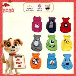 Áo hè cho chó mèo thú cưng cực ngộ nghĩnh đáng yêu