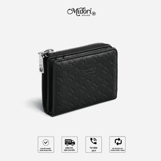 Ví Da Ngang Monogram Cầm Tay RONAN Bóp Đựng Tiền Thẻ Nam Nữ Nhiều Ngăn Unisex | MIDORI FOR MAN