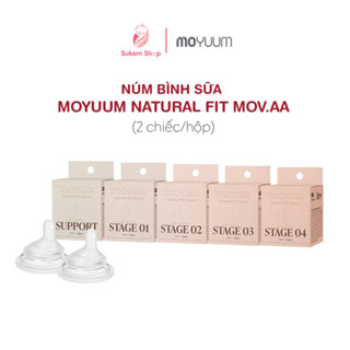  Núm Bình Sữa Moyuum Natural Fit Mov.aa  Tách lẻ không hộp  