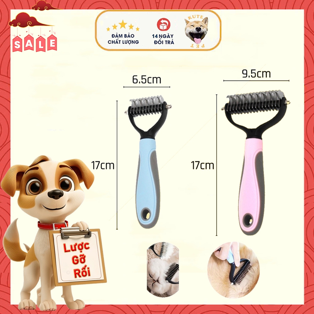 Lược chải lông chó mèo,lấy lông chết,gỡ rối