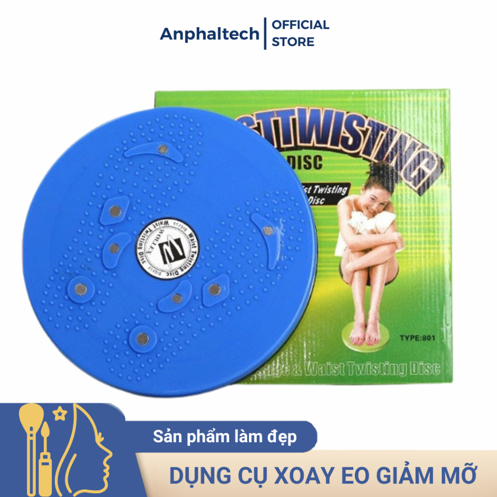 Dụng Cụ Xoay Eo Giảm Mỡ Bụng Có Hạt Massage, Đĩa Xoay 360, Đĩa Tập Thể Dục Bàn Xoay Tập Cơ Bụng Eo Thon Giảm Cân Tại Nhà