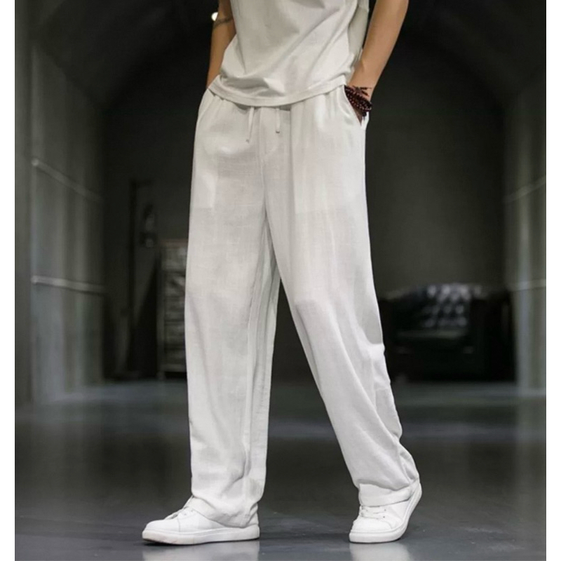 Quần ống rộng nam,nữ chất đũi linen cao cấp,quần ống suông bản siêu cấp