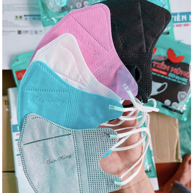 100 cái khẩu trang 5D tiến hùng , khẩu trang 5D