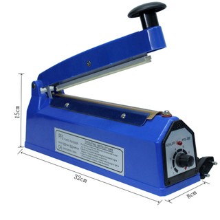 Máy hàn miệng túi dập tay dùng cho gia đình hay các cơ sở nhỏ, chiều dài đường hàn là 20 - 30 - 40cm