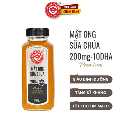Mật ong sữa chúa Honimore Natural & Healthy 500g - 10HDA 200mg