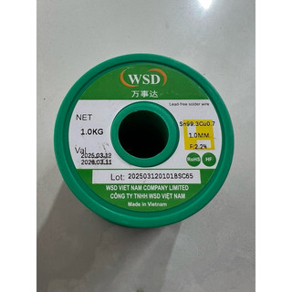 THIẾC HÀN KHÔNG CHÌ , KHÔNG ĐỘC HẠI ( thiếc 99%, bạc 0,3%  , đồng 0,7% )