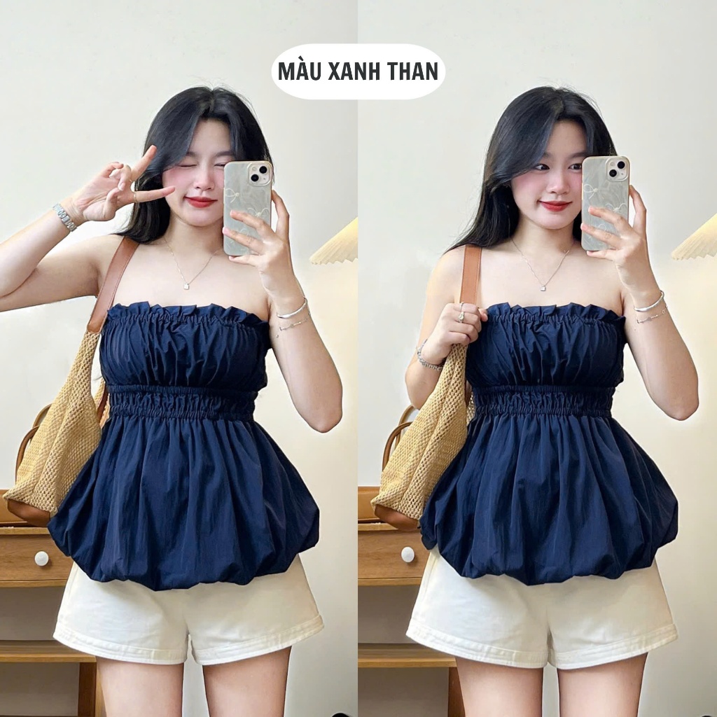 247store - Áo Bí Cúp Ngực Dáng Xoè Chất Gió Sần | BigBuy360 - bigbuy360.vn