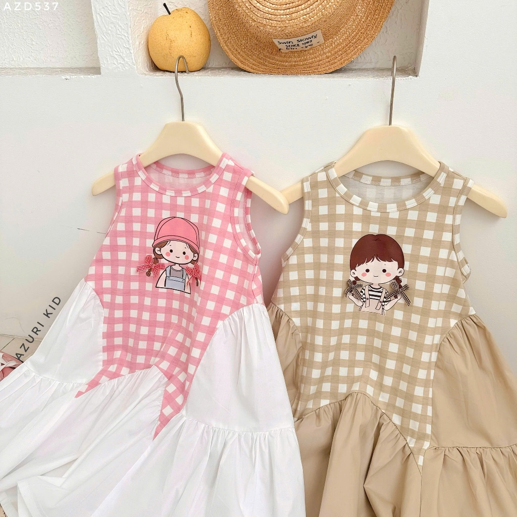 [NEW ARRIVAL] ĐẦM BÉ GÁI GẤU DÂU LOSTO + CỐ GÁI CỘT NƠ