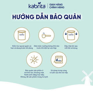 [CÔNG THỨC MỚI] Sữa dê Kabrita số 2 - Lon 800g