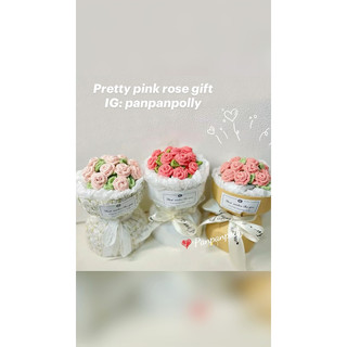 Hoa hồng mini bằng len 🌹