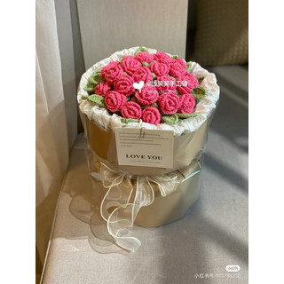 Hoa hồng mini bằng len 🌹