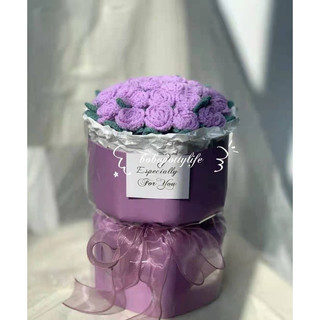 Hoa hồng mini bằng len 🌹