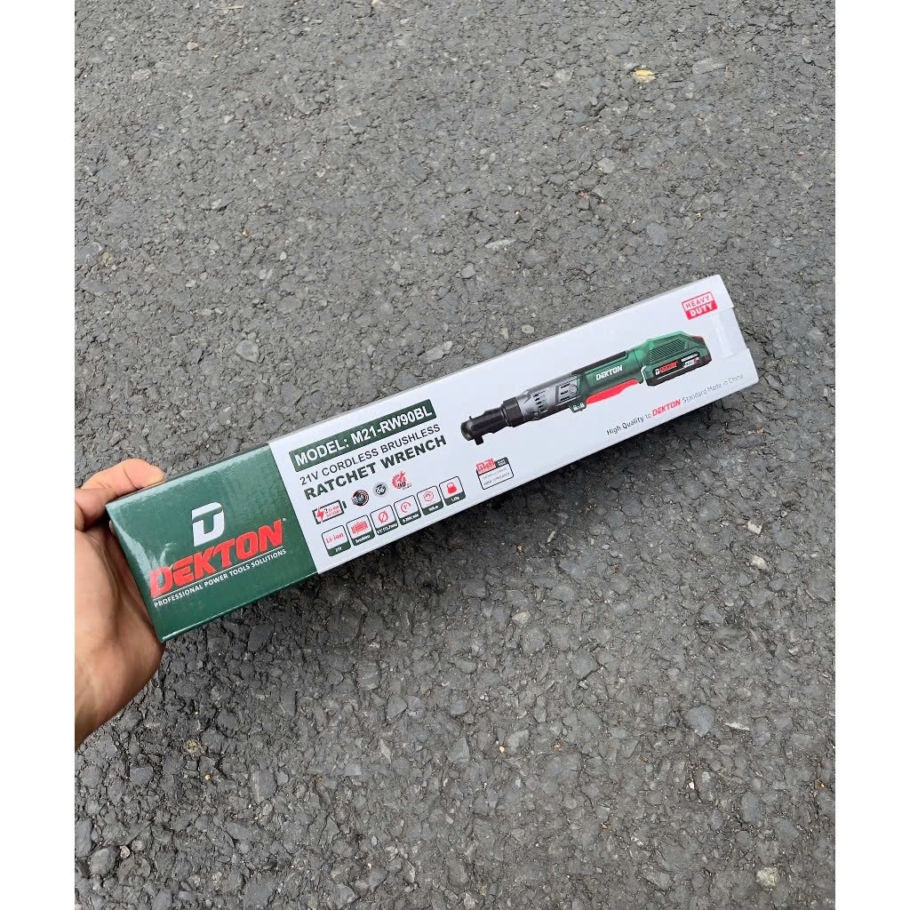 MÁY BULONG GÓC DÙNG PIN 21V DEKTON M21-RW90BL (CHƯA PIN, SẠC)