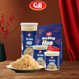 Chà Bông Ruốc Heo C&B không chất bảo quản, món ăn vặt sạch cho mọi nhà 80G 100G 150G 300G
