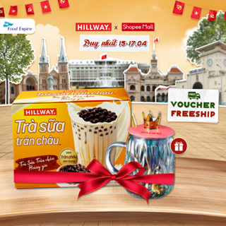 Hộp Trà Sữa Trân Châu Hoà Tan - Hillway - Vị Truyền Thống (5 gói trà sữa & 5 gói trân châu)