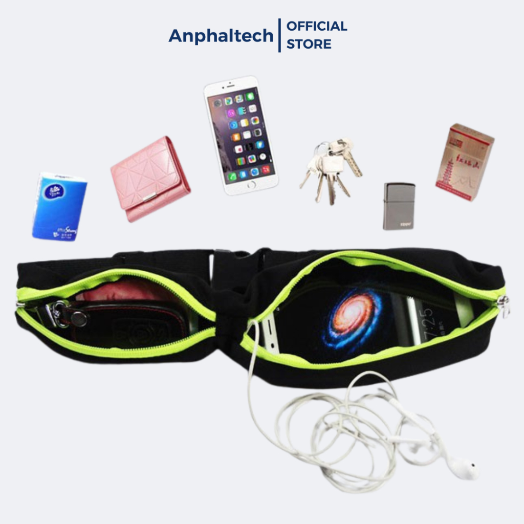 Túi Đeo Đồ Thể Thao Go Belt, Đai Đeo Bụng Đa Năng Đựng Điện Thoại Tập Gym Chạy Bộ, Đi Xe Đạp , Leo Núi