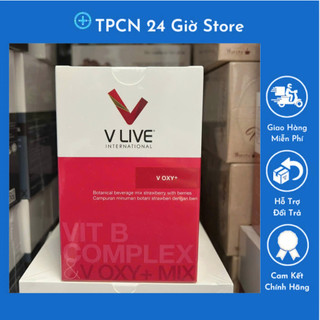 [ Có bán sỉ ] Voxy Vlive - 1 hộp = 28 gói. V-oxy bộ 3 Vlive | Shop TPCN 24 Giờ