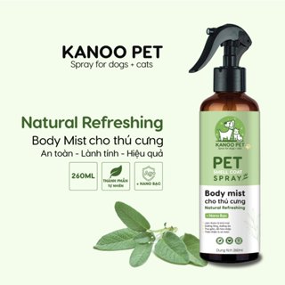 Bodymist xịt thơm khử mùi cho chó mèo Natural Refreshing - dưỡng da lông, thơm lâu hương nước hoa