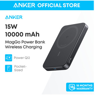 Pin dự phòng Anker MagGo Power Bank siêu mỏng 10000mAh từ tính, bộ sạc di động được chứng nhận Qi2 15W