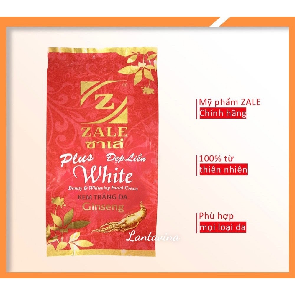 ZALE - KEM DƯỠNG TRẮNG DA (SÂM 6G)