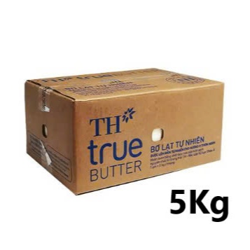 Bơ lạt tự nhiên TH True Butter thùng 5kg
