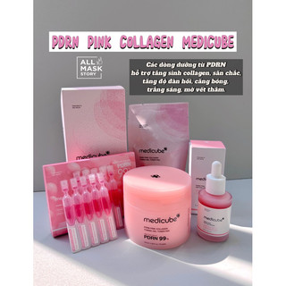 TONER PAD và SERUM PDRN PINK COLLAGEN MEDICUBE 